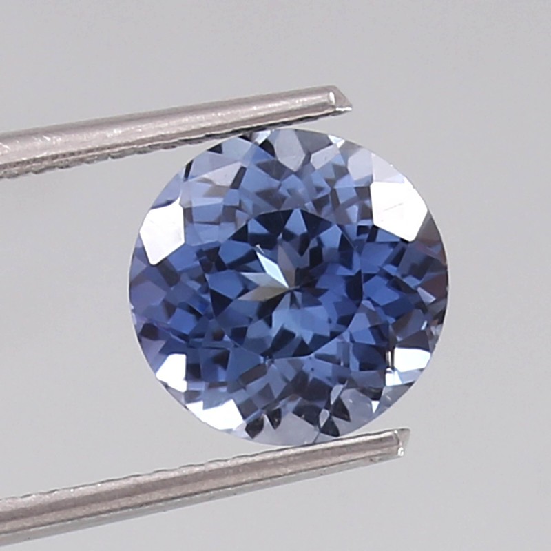 9×9 MM AAA Natural Flawless Ceylon Blue Sapphire Round Cut Loose Gemstone
