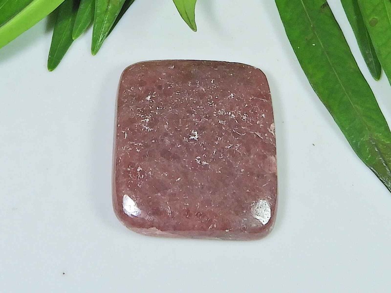26X30X05MM Natural Red Rhodonite Octagon Quartz Cabochon Loose Gemstone
