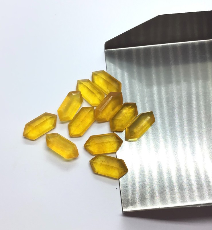 Natural Yellow Quartz Long Hexagon Cut AAA Loose Gemstone For Assorted Jewelry gallery