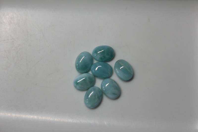 Larimar 6x4mm 7x5mm 8x6mm 9x7mm 10x8mm 12x10mm 14x10mm Oval Cabochon Gem(s) gallery