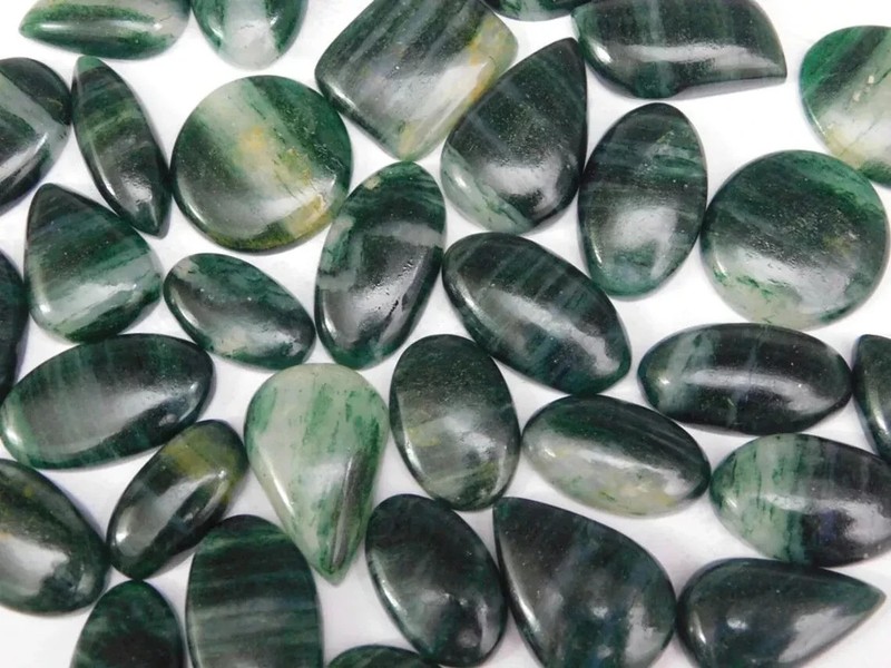 AAA+ Natural Green Aveturine Cabochon Good Quality Genuine Stone Free Form