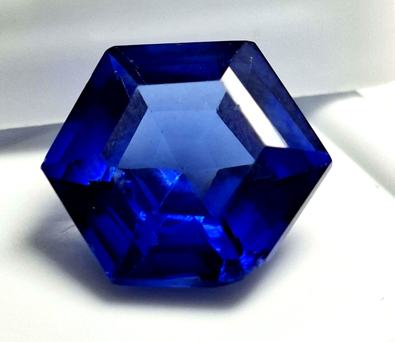 Dark Blue Tanzanite Hexagon Cut 10-12 Ct Natural Loose Certified Gemstone SB860 gallery