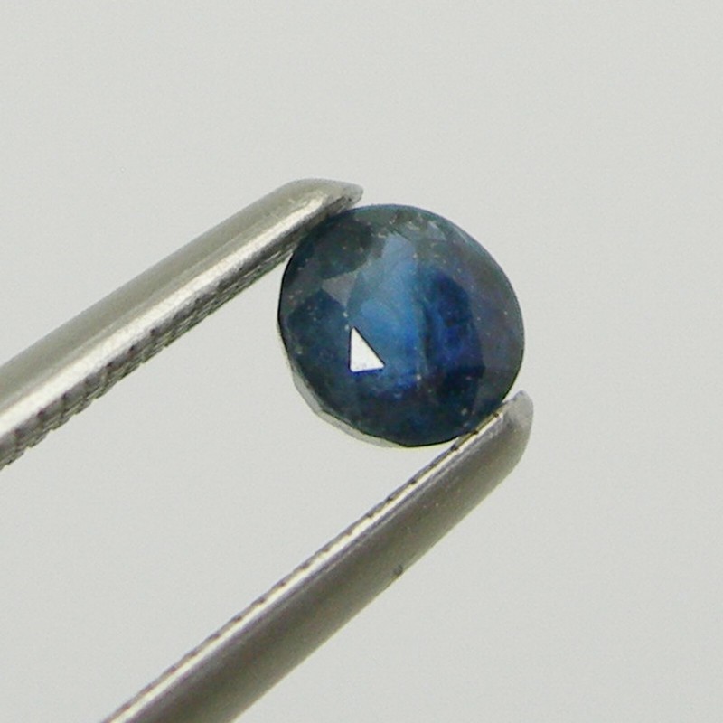 0.80ct Round 3.50mm Deep Blue Natural Australian Sapphire Gemstone Qty 3 pieces gallery
