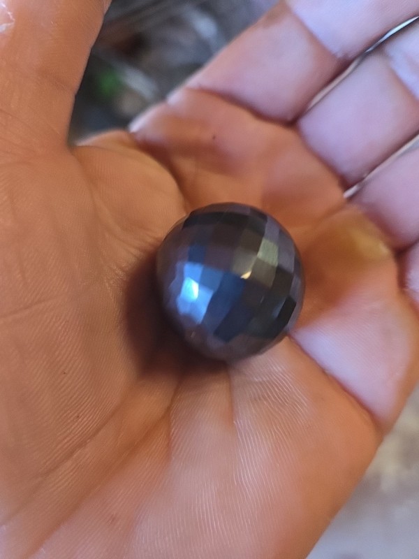 20 mm Black Moissanite Beads/Ball/Faceted Beads/AAA Grade/Making For Jewelry