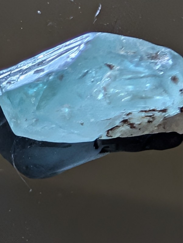 USA seller 6.23 cts cut to IF Blue Zircon facet rough gemstone specimen