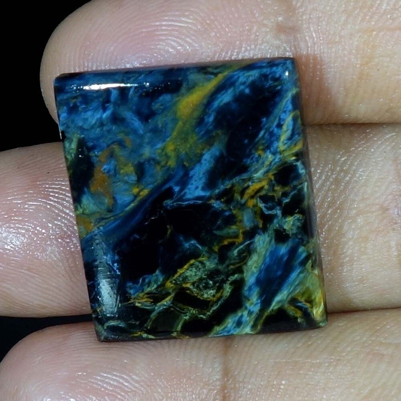 26.05 Cts AA+ Quality Golden Mix Fire Pietersite Cushion Cabochon Loose Gemstone
