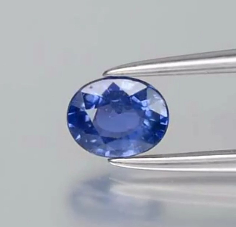 💎 0.47ct 5x4mm VS Oval Natural Blue Sapphire – Heated, Ceylon Gemstone