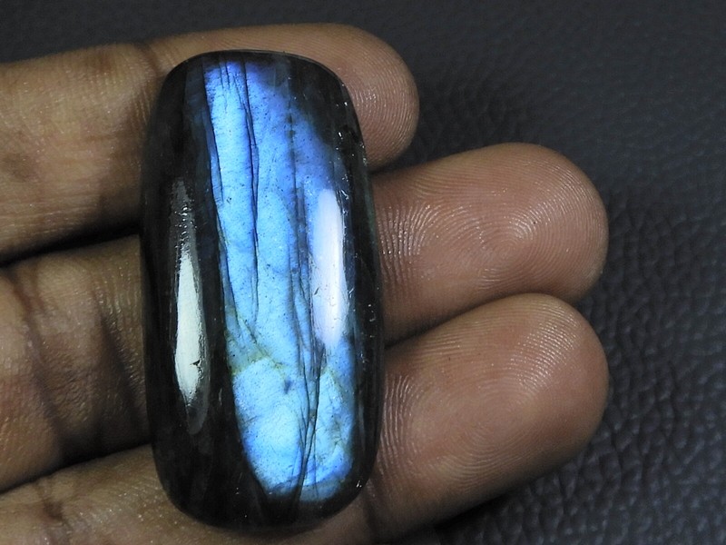 73Cts. Natural Labradorite Blue Octagon Cabochon Loose Gemstone 22X43X07MM