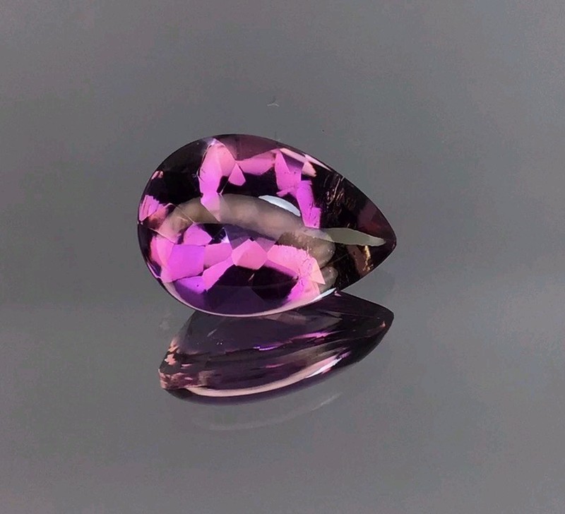 Ametrine Untreated 5.65 Carat Faceted & Cabochon Very Unique Purple And Yellow￼