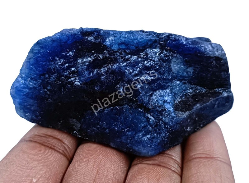 739.5 CT Natural Blue Sapphire Rough Dyed EGL Certified Opaque Loose Gems 5FRP gallery