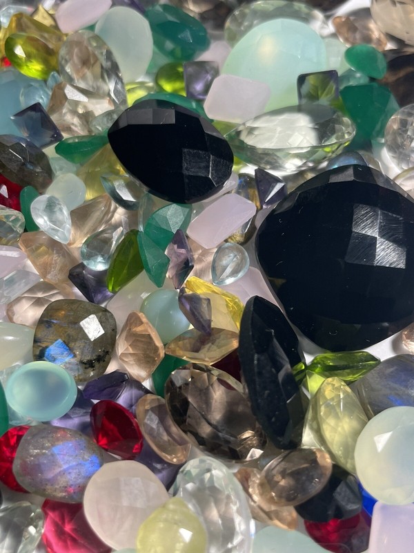 100 Carats of Natural Gem Mix Loose Faceted Lot Random Gemstones Assorted Shape