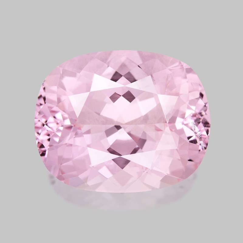 6.64cts EXCELLENT UNHEATED CUSHION CUT NIGERIAN NATURAL RICH PINK MORGANITE