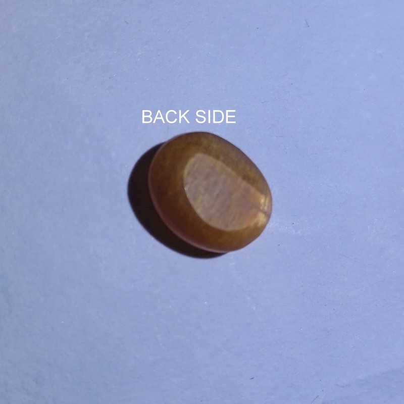 2.9 Carat 10x8.2x4.8 MM Natural Orange Brown Sunstone 4 Ray Star Oval Cabochon gallery