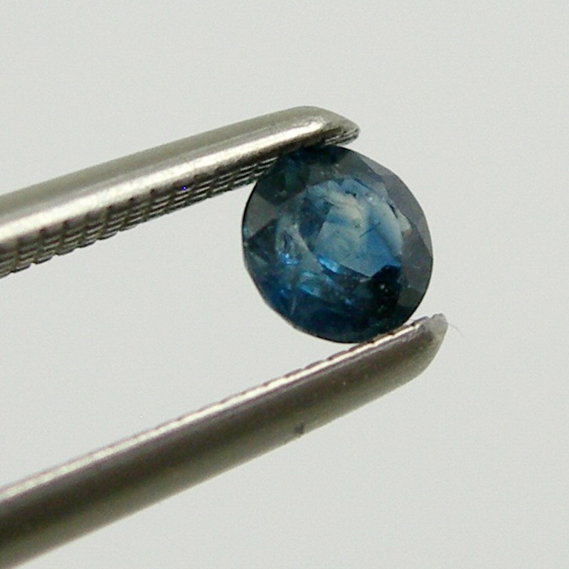 0.80ct Round 3.50mm Deep Blue Natural Australian Sapphire Gemstone Qty 3 pieces gallery