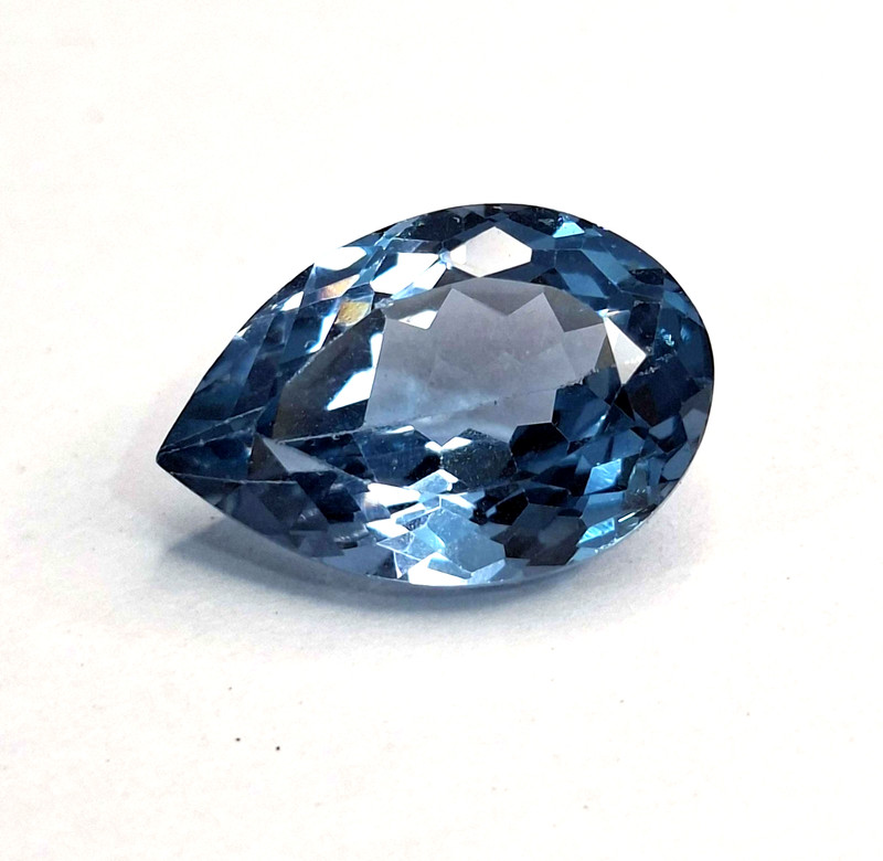 Blue Aquamarine Pear Cut 8-10 Ct Loose Natural Certified Gemstone SB716