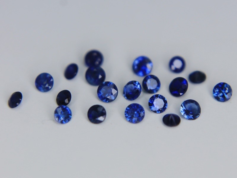 1x Ceylon Blue Sapphire 1mm 1.5 2mm 3 VS Round Natural Loose Gemstone Many Sizes
