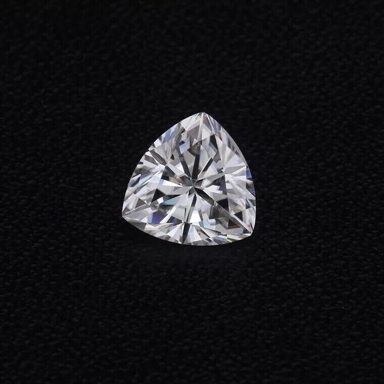 GRA Certified Loose Moissanite Trillion Cut Stones D VVS1 All Sizes gallery