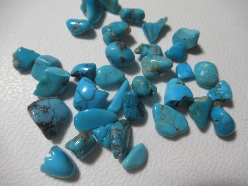 ~SALE~SLEEPING BEAUTY TURQUOISE STONES 1/2 OZ BAGS 7mmX5mm TO 11mmX8mm #511 gallery
