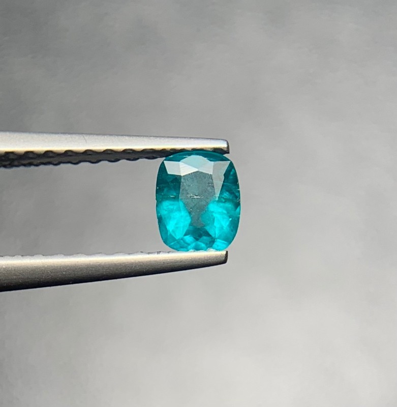 Natural Bluish-Green Hauyne Gemstone, 0.18 Crt (sodalite)