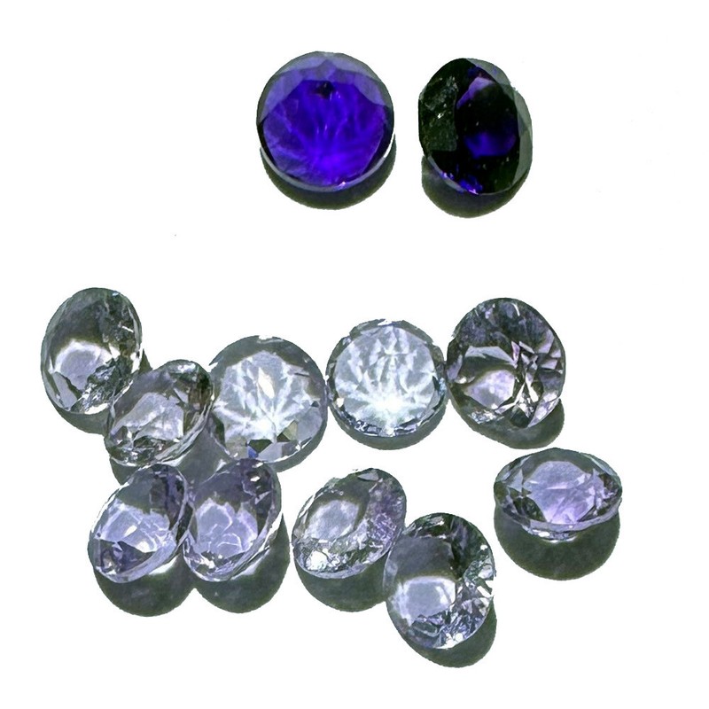 Amethyst Round Faceted – 4mm to 6mm – Approx 10 Pk LT8