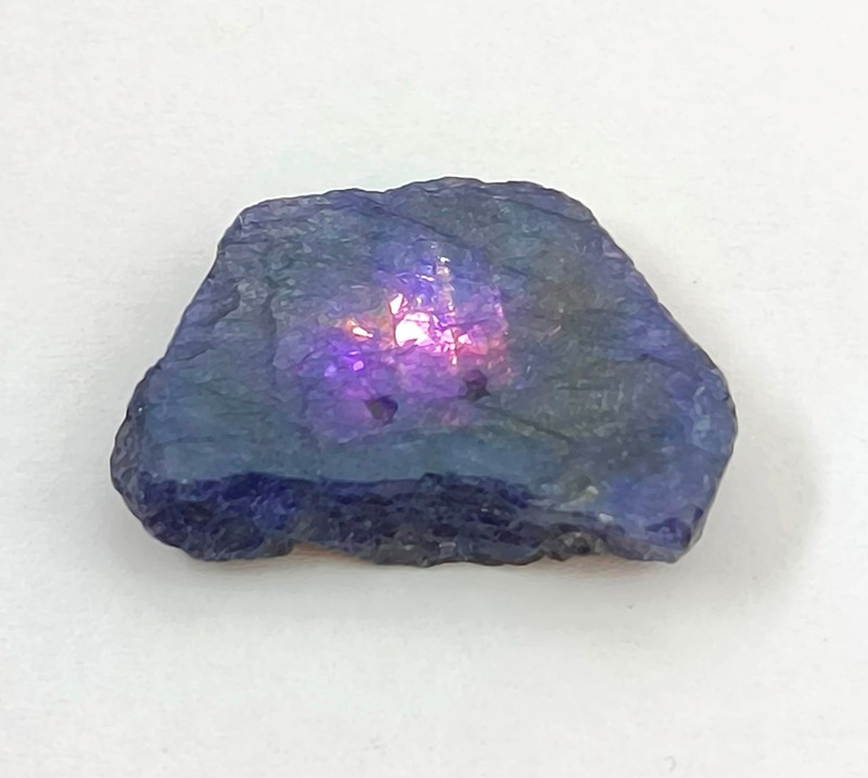 Burma Sapphire Natural Blue Rough Loose Gemstone A55-1