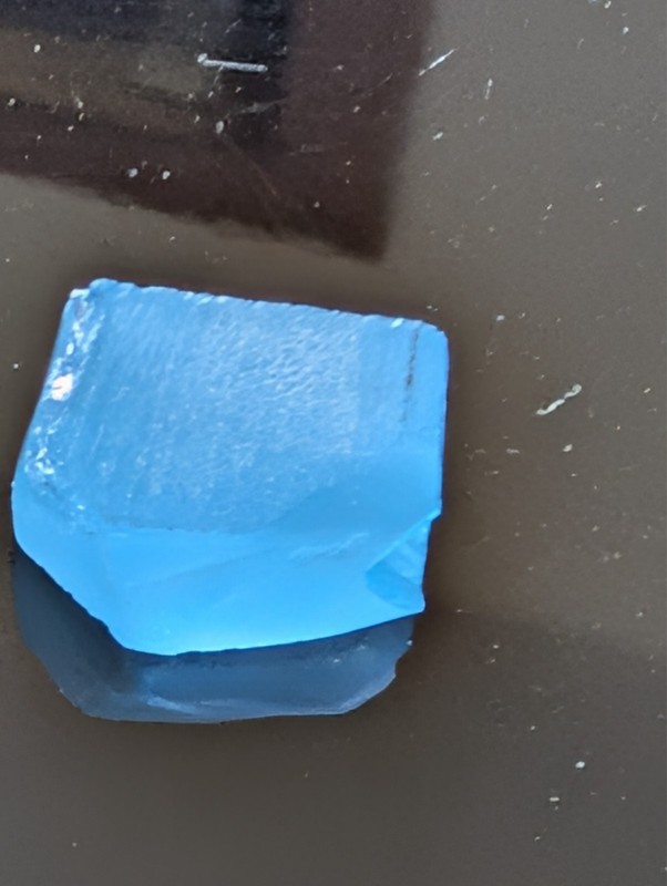 USA seller 13.85 Flawless PRIME Medium Blue Topaz facet rough gemstone specimen