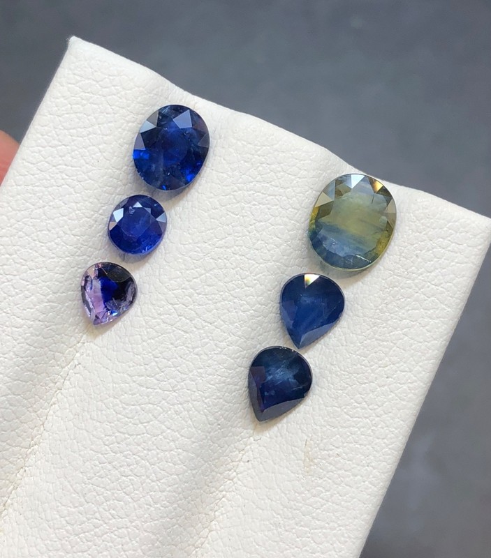 3.75 Cts Heat Sapphire mix Color gemstone lot From Madagascar