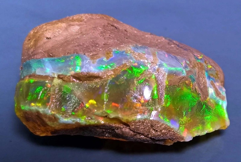 Fire Opal Ethiopian Opal Rough 65+ Ct Natural Raw Loose Gemstone EGL Certified