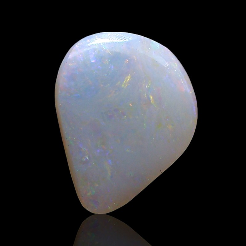 2.00 Cts Natural Fire Opal Gemstone Bracelet Making Pear Cabochon 10x8x4 mm gallery