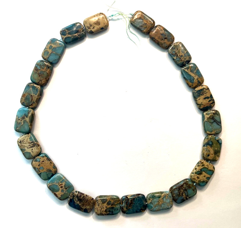 AQUA TERRA SMOOTH CUSHION SHAPE FLAT 18X13X5MM 16" STRAND BELOW WHOLESALE!!! gallery