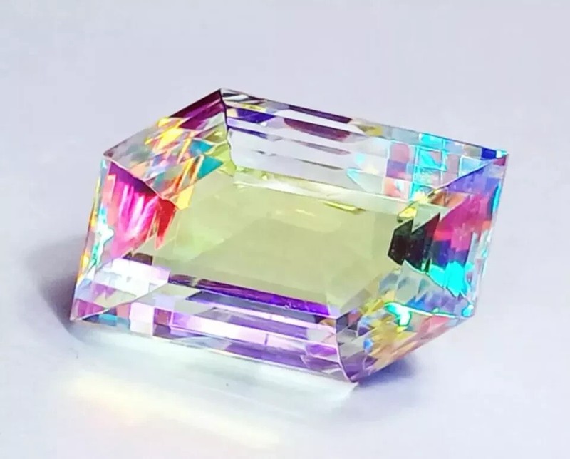 Amazing Mystic Quartz 50-52 Ct MultiColour Natural EGL Certified Loose Gemstone