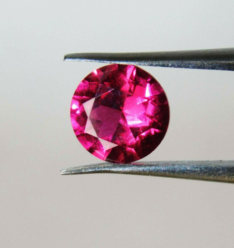 1 Pcs 6×6 mm NATURAL Genuine Ruby Red CERTIFIED Round Diamond Cut Loose Stone-W