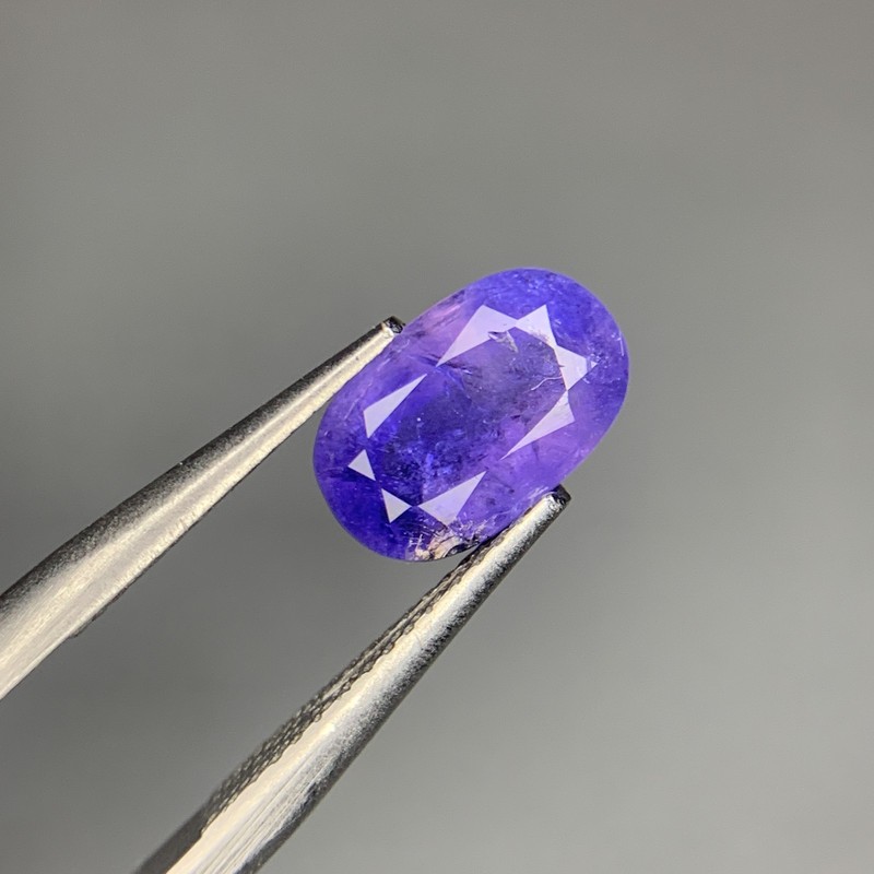 Natural Bicolor Sapphire,1.76 Ct Oval Cut Pinkish Blue Loose Gemstone- Afghan