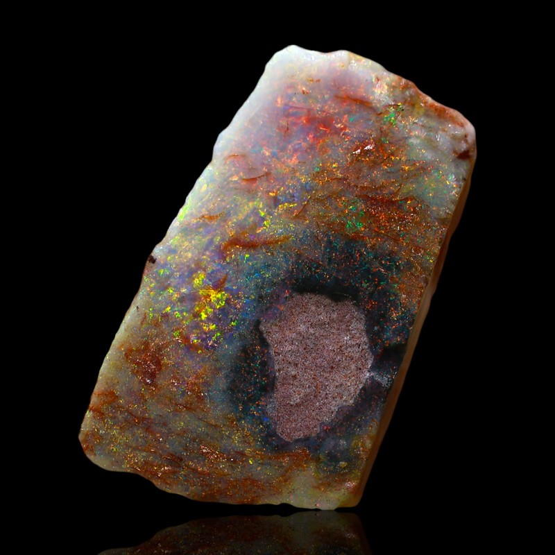 10.00 Cts Natural Fire Opal Rough Ethical Gemstone Jewelry Supply 23x14x5 mm gallery