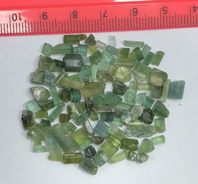 48 carat Faceted Quality Tourmaline Lot from Afghanistan Loose Gemstone