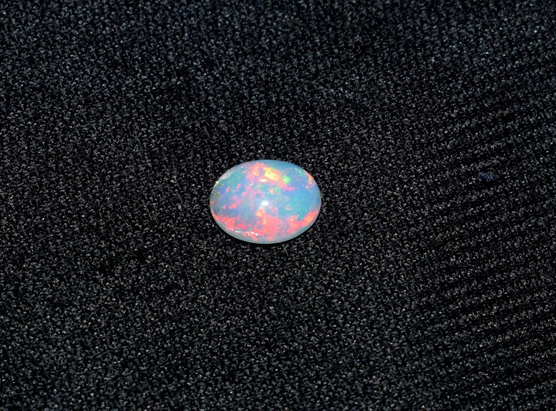 Natural Ethiopian Opal Wello Fire Opal Cabochon Gemstone 7X9mm Loose AAA 050 gallery