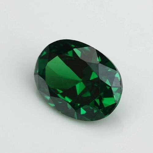 8x10mm Natural Mined Green Emerald 4.02ct Oval Emerald Cut VVS Loose Gemstone gallery
