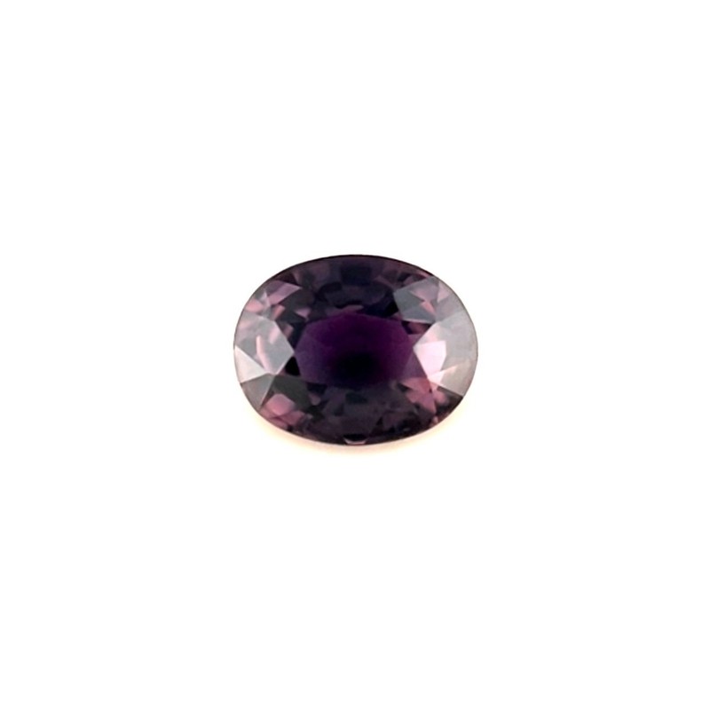 NATURAL 0.66ct UNHEATED Deep Purple Sapphire Oval Cut Loose Gem 5.5×4.5mm VVS