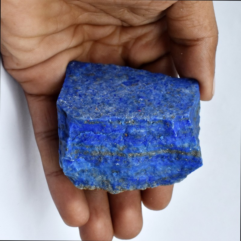 69 Ct Natural Blue Lapis Lazuli Uncut Earth Mined Rough Gemstones Certified gallery
