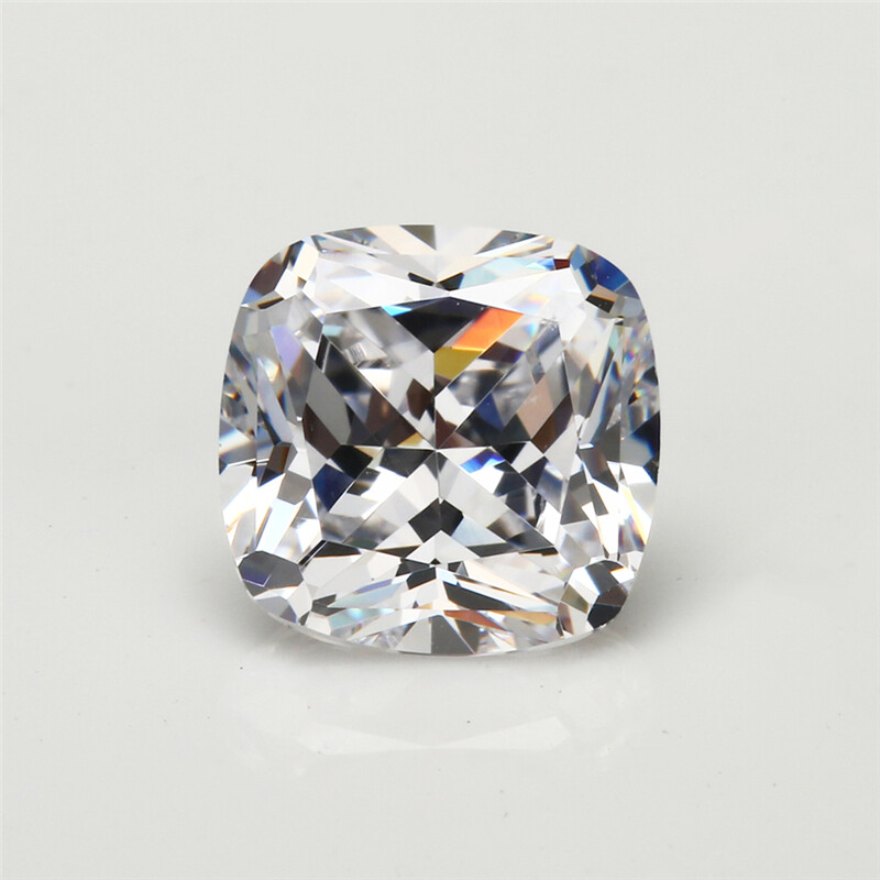 WHITE CUSHION CUT CUBIC ZIRCONIA LOOSE GEMS 3-12MM – VARIOUS PACK SIZES