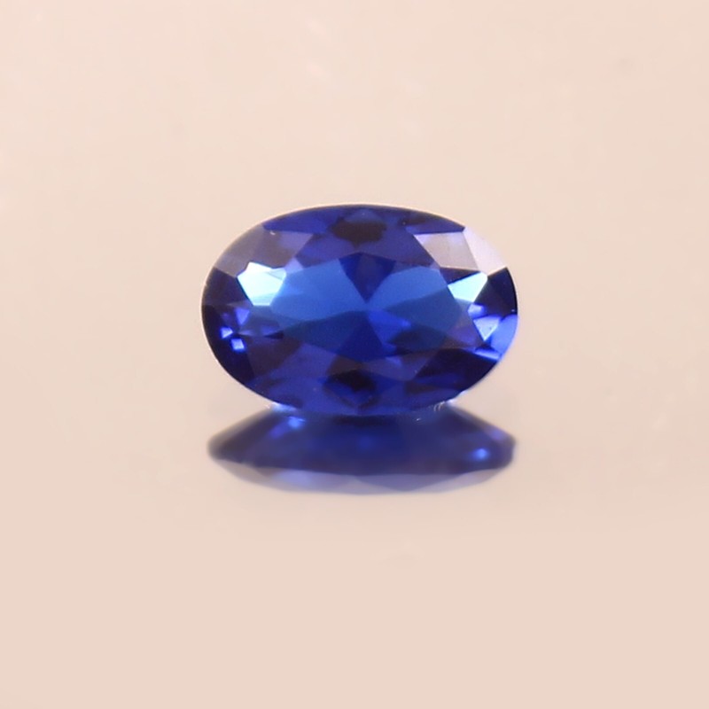 Natural Ceylon Cornflower Blue Spinel Loose Oval Gemstone Cut 6×4 MM
