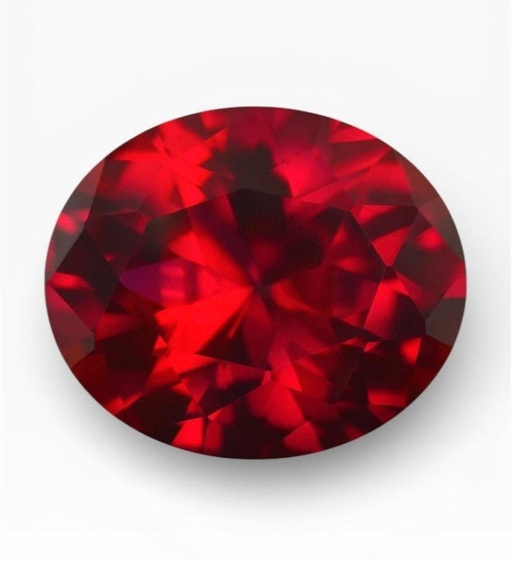AAA 5Pcs Natural Burmish Red Ruby Oval Cut Certified Gemstone 10X14 MM gallery