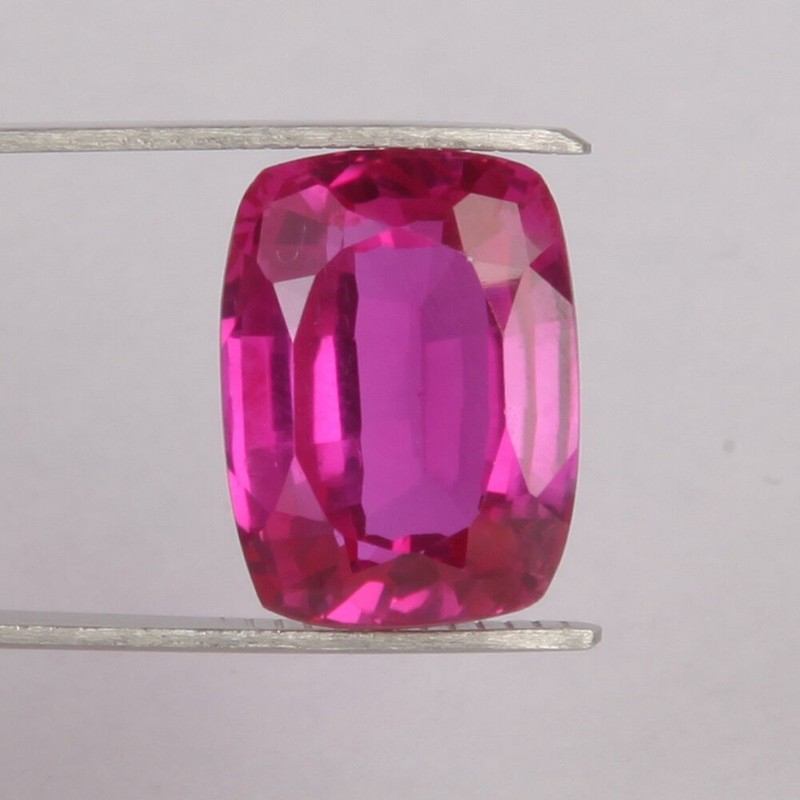 6.5 Ct. Natural Pink Sapphire Cushion Loose Gemstone Certified AAA Quality Shine