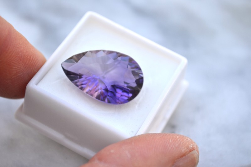 18.52 Carat Fancy Pear Cut Amethyst gallery