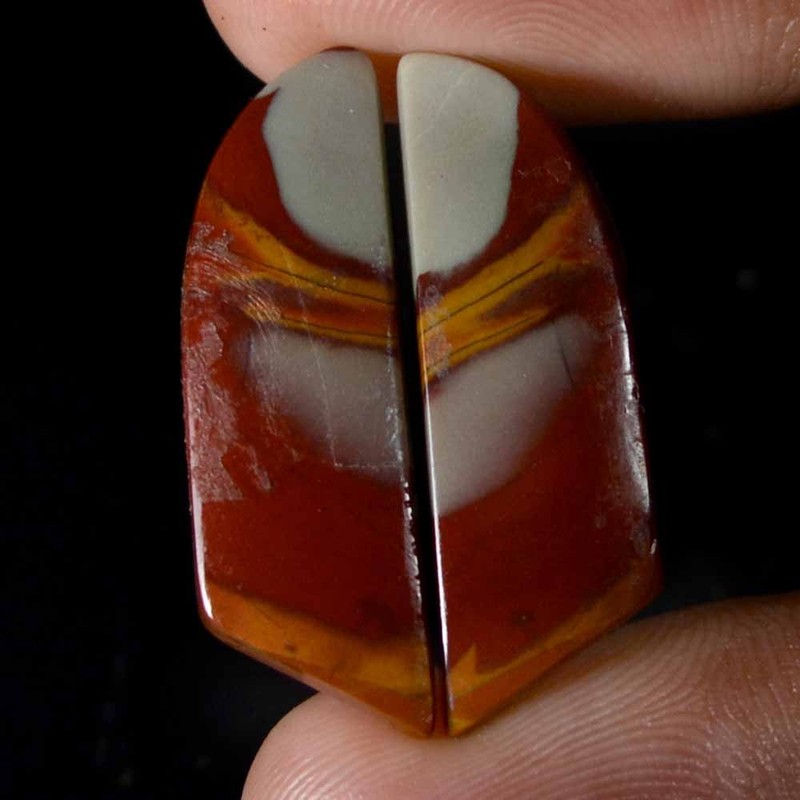 18.10 Cts 100% Natural Noreena Jasper Pair Cabochon 09 x 27 mm Gemstone JN05