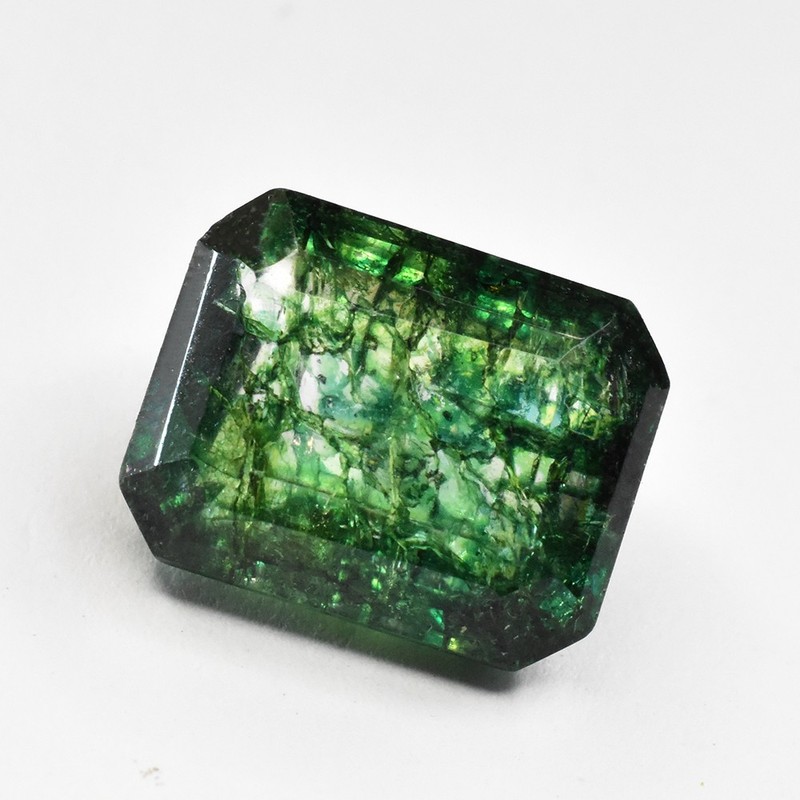 Emerald Shape14x11 mm Natural Certified Green Emerald 9.35 Ct Loose Gemstone