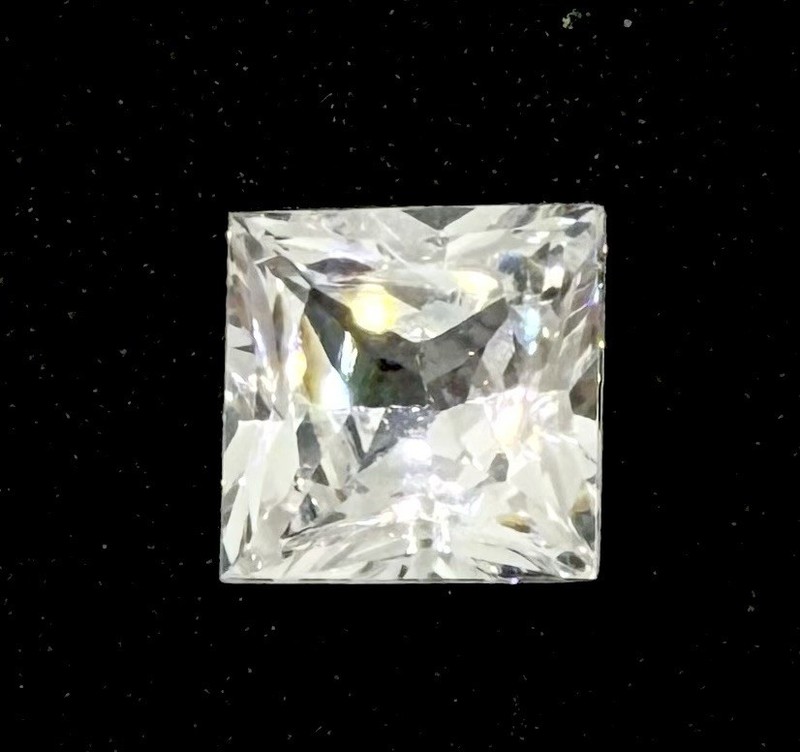 New YAG Yttrium Aluminum Garnet 7.0 CT Square Princess Cut Gem Single 10x10mm gallery