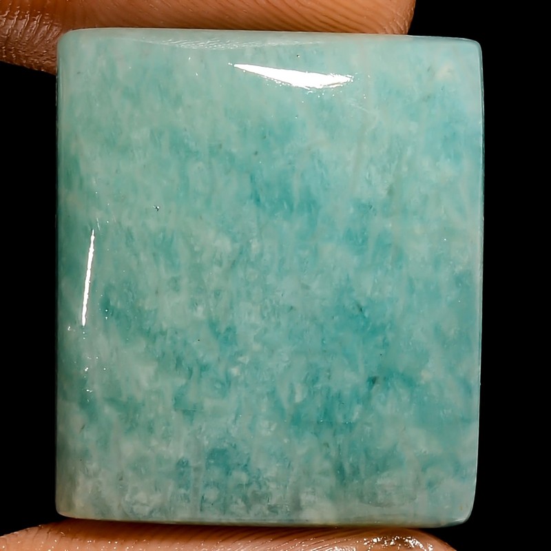 100% Natural Amazonite Rectangle Cabochon Gemstone 34.5 Ct. 23X20X7 mm UG-2695