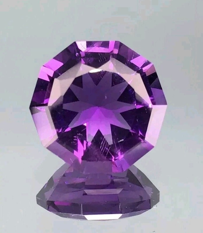 3.75ct Natural Amethyst VVS Fancy Cut Untreated Zambian Vivid Purple Gemstone ✨️