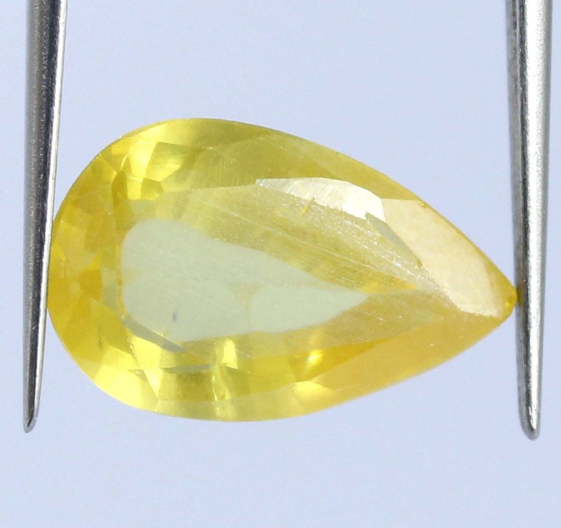 Certified Natural Yellow Spinel 6.95 Ct Pear Gemstone T10320 Father’s Day Gift